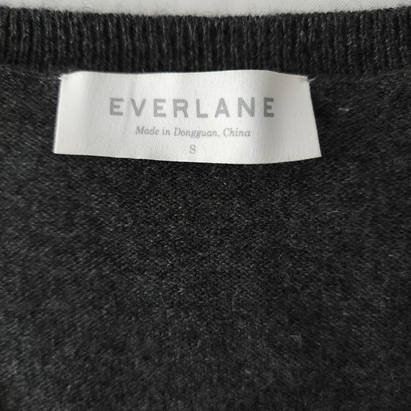 Everlane Cashmere Vneck Sweater Dress - Picture 3 of 6
